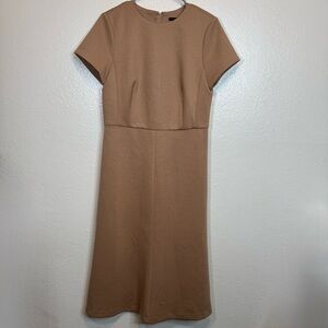 Ann Taylor Tan Midi Dress